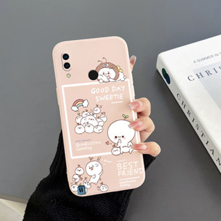 เคสโทรศัพท์มือถือ Tpu ขอบตรง ลายกระต่าย สีแดง สําหรับ Huawei Nova 3i Nova 5 Nova 5 PRO Nova 5i Nova 5i PRO Nova 6 4G