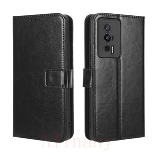 Xiaomi POCO F5 Pro 5G เคส Leather Case เคสโทรศัพท์ Stand Wallet Xiaomi POCOF5 Pro 5G เคสมือถือ Cover