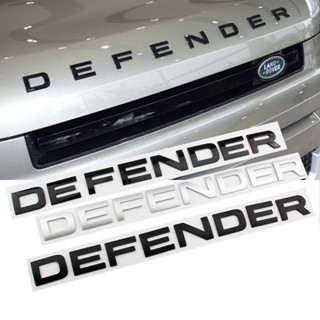 ใหม่ สติกเกอร์โลโก้ DEFENDER ติดฝากระโปรงหน้า และหลัง ดัดแปลง สําหรับเครื่องยนต์ 20-23 Land Rover DEFENDER