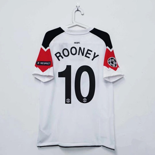 เสื้อกีฬาแขนสั้น ลายทีมชาติฟุตบอล Man-U RONALDO ROONEY GIGGS 10-11 ชุดเหย้า คุณภาพสูง สไตล์เรโทร