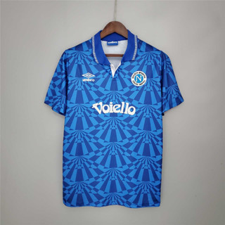 เสื้อกีฬาแขนสั้น ลายทีมชาติฟุตบอล MARADONA ZOLA 91-93 คุณภาพสูง สไตล์เรโทร