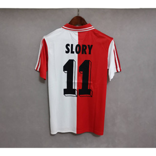 เสื้อกีฬาแขนสั้น ลายทีมชาติฟุตบอล Feyenoord SLORY 94-96 ชุดเหย้า คุณภาพสูง สไตล์เรโทร