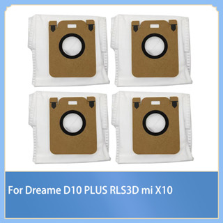 ถุงเก็บฝุ่น แบบเปลี่ยน สําหรับหุ่นยนต์ดูดฝุ่น Dreame D10 plus RLS3D xiaomi X10 D10S plus