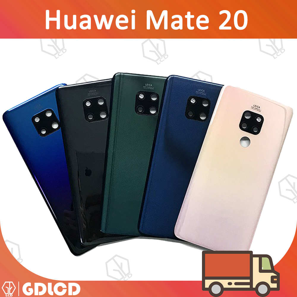 ฝาหลัง Huawei Mate 20 ฝาครอบแบตเตอรี่ด้านหลัง สําหรับซ่อมแซมประตูกระจก