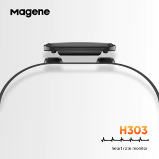 Magene H303 เซ็นเซอร์วัดอัตราการเต้นของหัวใจ Bluetooth ANT HR Monitor พร้อมสายรัดหน้าอก Dual Mode Sports Band Belt