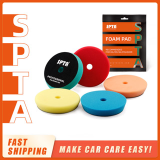 (ขายจำนวนมาก 1 ชิ้น-5 ชิ้น) SPTA 3 "(80 มม.)/5" (125 มม.)/6 "(150 มม.) แบนรถ Buffing Polishing Pads สำหรับ DA/RO รถขัดบัฟเฟอร์