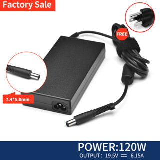 อะแดปเตอร์ชาร์จแล็ปท็อป สําหรับ HP Slim Adapter 7.4*5.0 19.5V 6.15A 120W 801637อะแดปเตอร์ -001 สําหรับ HP Pavilion 27-xa0013w AC