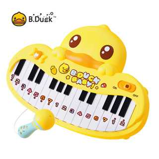 B.duck เปียโนดนตรี พร้อมไมโครโฟน ของเล่นสําหรับเด็ก