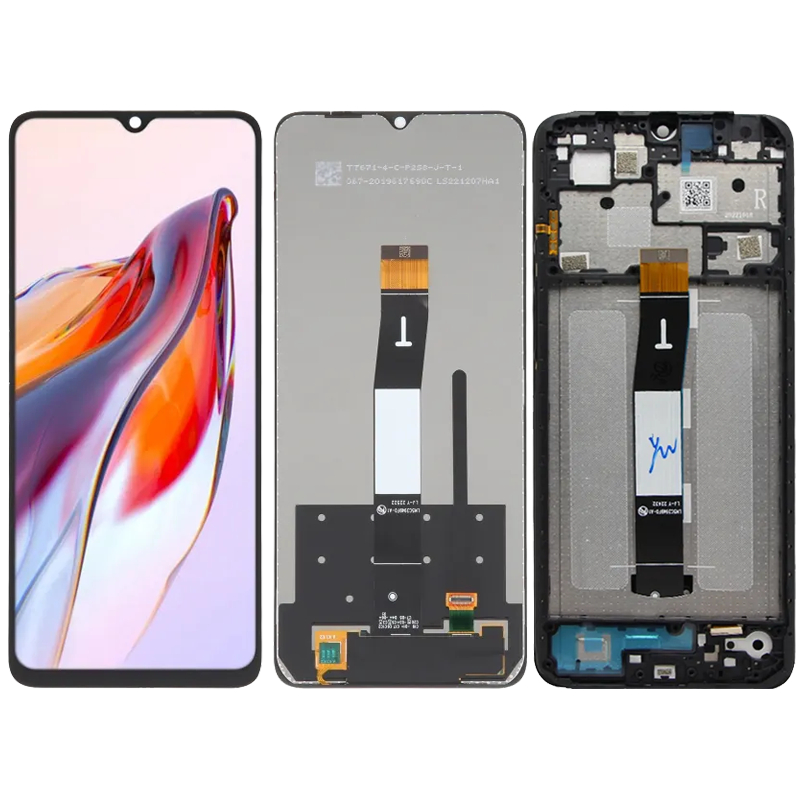 Original สําหรับ Xiaomi Redmi 12C LCD 22120RN86G จอแสดงผลพร้อมจอแสดงผลกรอบอะไหล่หน้าจอสัมผัส