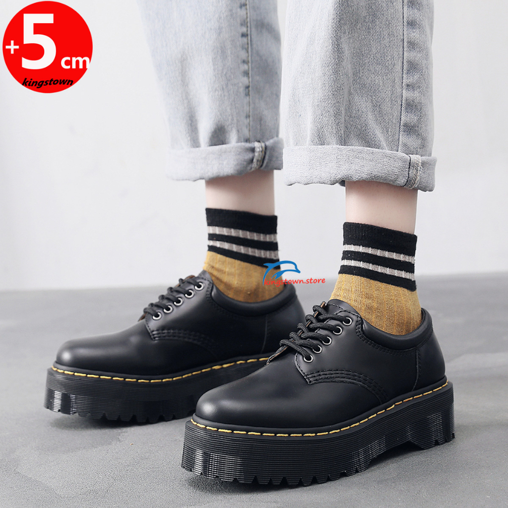 Dr Martens Man Martin 8053 Leather Men Female หนา 5cm Plus Size 35-45