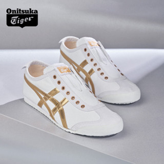 Onitsuka MEXICO66 SLIP ON รองเท้ากีฬา รองเท้าวิ่ง ลําลอง สําหรับผู้ชาย ผู้หญิง