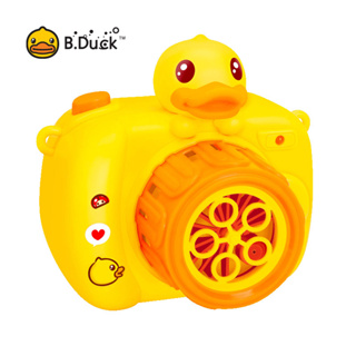 B.duck เครื่องเป่าฟองสบู่ไฟฟ้า กล้องการ์ตูน ปืนฟองอากาศ ของเล่นแบบโต้ตอบ สําหรับแม่ และลูก