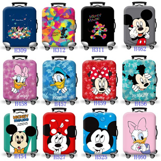 Micky พร้อมส่ง ผ้าคลุมกระเป๋าเดินทาง ผ้าหนา ยืดหยุ่น ของขวัญคริสต์มาส (ไม่รวมเคส)