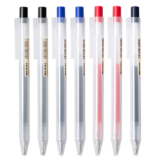 (จัดส่งด่วน) ปากกากลางสไตล์ MUJI สไตล์มินิมอล 0.38มม./0.5มม. ขนาด