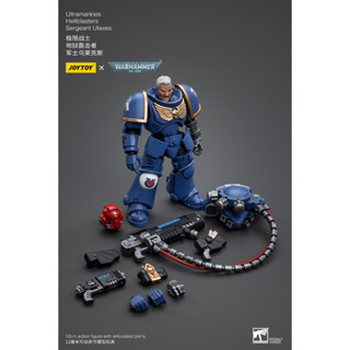 [มาใหม่] ฟิกเกอร์แอกชัน 1/18 โดย JOYTOY - Ultramarines Hellblasters Sergeant Ulaxes (ฟิกเกอร์ของเล่น 4 นิ้ว)