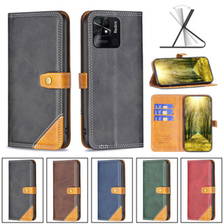 เคสโทรศัพท์มือถือหนัง Pu นิ่ม ฝาพับ พร้อมช่องใส่บัตร ตั้งได้ หรูหรา สําหรับ Xiaomi Poco M3 Redmi 10A 10C 9A 9C 9 10 5G A1 A2 A2+ A2 Plus A1+ A1 Plus K40 Pro