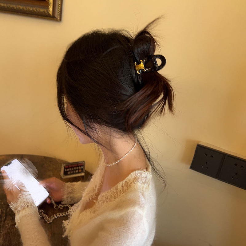 ใหม่ กิ๊บติดผม รูปปลาฉลาม หรูหรา ขนาดใหญ่ ระดับไฮเอนด์ เครื่องประดับผม - รูปที่ 4