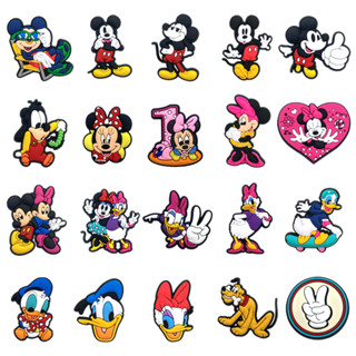 อุปกรณ์เสริมรองเท้า Crocs Disney Mickey และ Minne Series Jibbitz Fit to Sandals