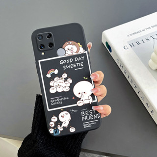 เคสโทรศัพท์มือถือ Tpu ขอบตรง ลายกระต่าย สีแดง สําหรับ realme 10 4G realme 10 PRO 5G realme C30 50i realme C55 prime