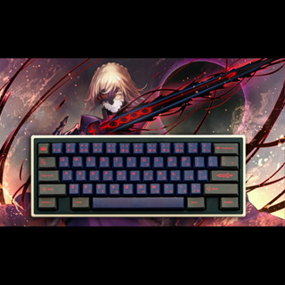 Gmk ปุ่มกดคีย์บอร์ด 129 คีย์ DYE-SUB สําหรับ Mechanical Keyboa