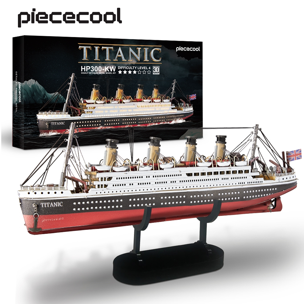 Piececool 3D โลหะชุด Titanic เรือชุด Cruise Building Kit ของขวัญตกแต่งบ้าน