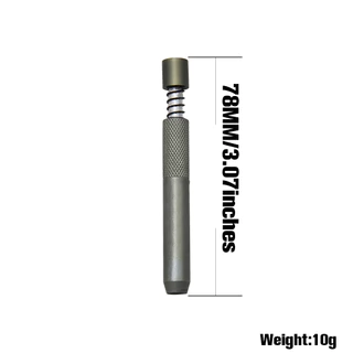 One Hitter Pipe ท่อโลหะทําความสะอาดตัวเอง ใช้ซ้ําได้ 1 ชิ้น