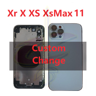 เคสด้านหลัง แบบกําหนดเอง สําหรับ XR X XS Max 11 TO 13 Pro Max 14 Pro Max