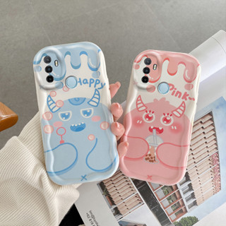 เคส OPPO A3S A31 F11 A9 2020 A5 2020 เคสโทรศัพท์น่ารัก กันกระแทก สไตล์คลื่น