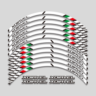 สติกเกอร์เทปสะท้อนแสง กันน้ํา ลายสัญลักษณ์ สําหรับติดตกแต่งล้อรถจักรยานยนต์ DUCATI XDIAVEL X DIAVEL