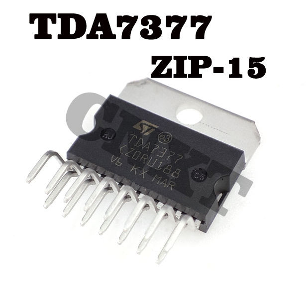 2 ชิ้น/ล็อต TDA7377 ZIP-15 Integrated Circuit Amplifier สําหรับวิทยุติดรถยนต์