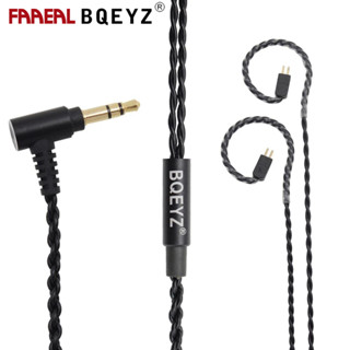 Faaeal BQEYZ C1 สายเคเบิลหูฟัง 2 Pin 0.78 มม. ปลั๊ก 3.5 มม. แบบเปลี่ยน สําหรับหูฟัง ZST ZS6 ZS10