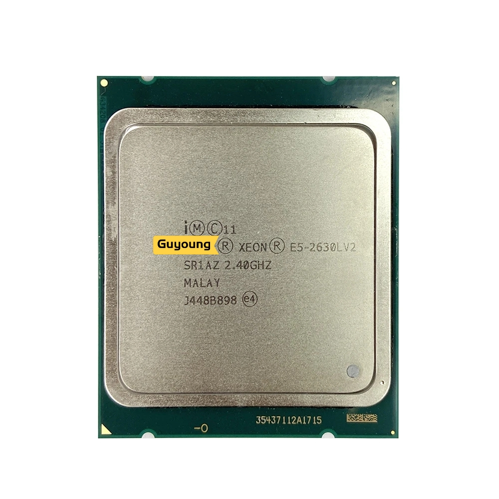 โปรเซสเซอร์ YZX Xeon E5 2630L V2 E5 2630LV2 E5-2630LV2 E5 2630 LV2 SR1AZ 6 คอร์ 2.4GHz 15M 60W เซิร์