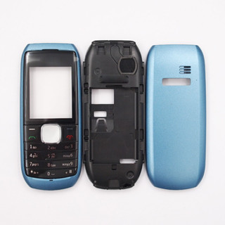 ฝาครอบแบตเตอรี่กลาง และปุ่มกดภาษาอังกฤษ สําหรับ Nokia 1800