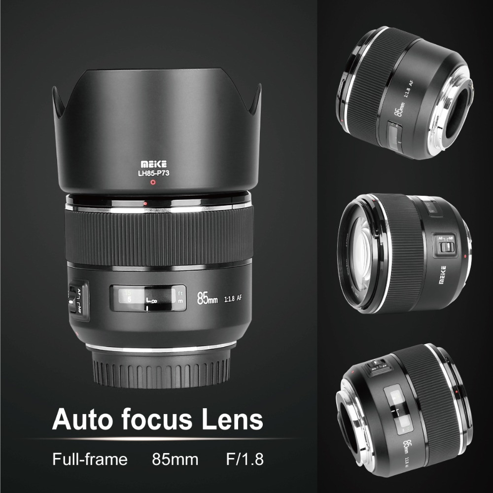 Meike เลนส์โฟกัสอัตโนมัติ 85 มม. F/1.8 สําหรับกล้องดิจิทัล SLR Canon EOS EF Mount