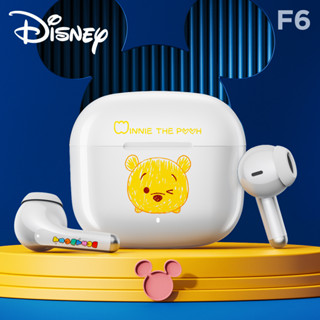 Disney F6 หูฟังบลูทูธไร้สาย HiFi กันน้ํา พร้อมไมโครโฟน ของแท้ 100%