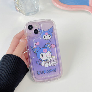 เคท ไอโฟน Apple iPhone 12 Pro Max Clear Soft TPU Case Kitty Kuromi เคท iPhone14 iPhone13 iPhone11 iPhone X XR XS Max 7/8 Plus Shockproof Phone Cover เคสโทรศัพท์ แบบนุ่ม