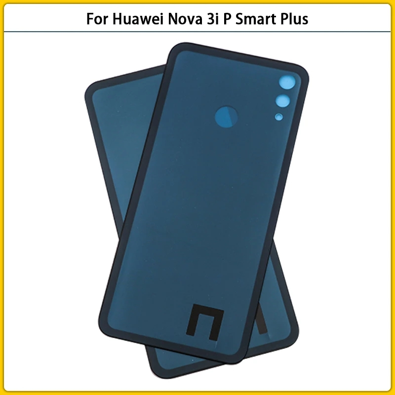 สําหรับ Huawei Nova 3i ฝาครอบแบตเตอรี่ด้านหลัง แผงกระจกด้านหลัง เคสประตู สําหรับ Huawei Nova 3i ฝาครอบแบตเตอรี่ + เลนส์กล้อง