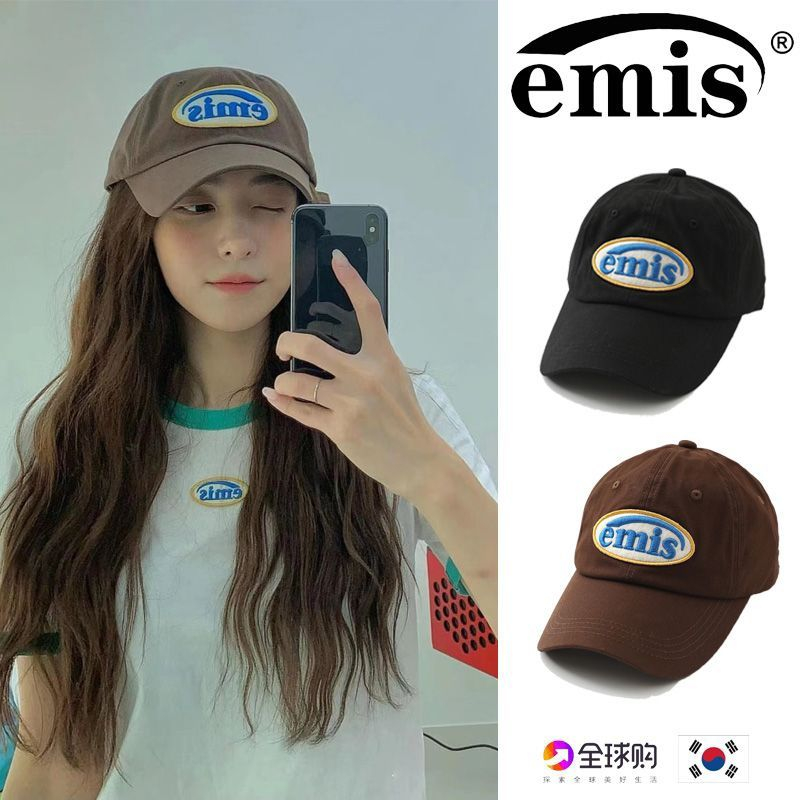 หมวกเบสบอล กันแดด ปักลายตัวอักษร Em*is St*ar สไตล์เกาหลี เข้ากับทุกการแต่งกาย สําหรับผู้ชาย และผู้หญิง