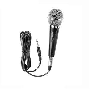 ไมโครโฟนไดนามิก XLR 6.35 มม. แจ็คไดนามิก แบบมือถือ สําหรับร้องคาราโอเกะ DJ Vocal Mic