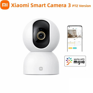 ใหม่ Xiaomi กล้องสมาร์ท 3 PTZ Edition 3K พูดได้สองทิศทาง 5 ล้านพิกเซล 360° กล้องมองกลางคืน อินฟราเรด มองเห็นที่มืด สําหรับทํางาน