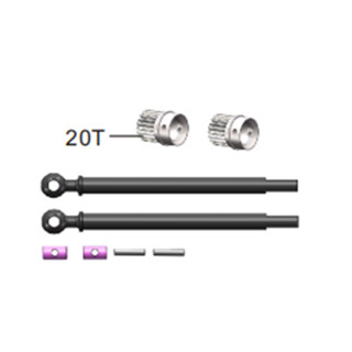 Rgt อะไหล่เพลาขับ R86598 CVD อุปกรณ์เสริม สําหรับโมเดลรถไต่หินบังคับ EX86180PRO 1/10