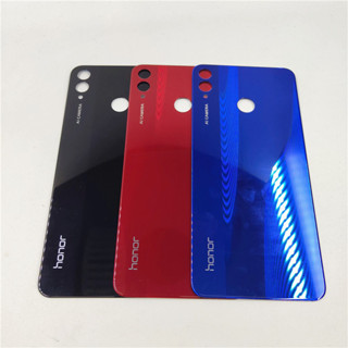 สําหรับ Huwei Honor 8X 8 X ฝาครอบแบตเตอรี่ด้านหลัง แผงกระจกด้านหลัง เคสประตู + สติกเกอร์กาว ซ่อมเปลี่ยน