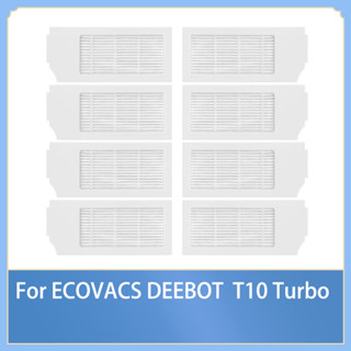 แผ่นกรอง Hepa สําหรับหุ่นยนต์ดูดฝุ่น Ecovacs Deebot T10