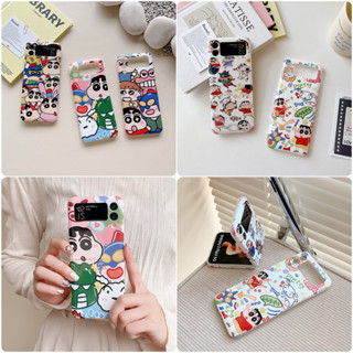 เคสโทรศัพท์มือถือ ซิลิโคนนิ่ม หน้าจอพับได้ ลายการ์ตูนน่ารัก สําหรับ Samsung Galaxy Z Flip 4 Z Flip 3 Z Flip 4 3