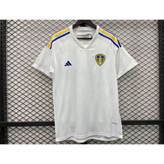 เสื้อกีฬาแขนสั้น ลายทีมฟุตบอล Leeds United jersey 23/24 ชุดเหย้า