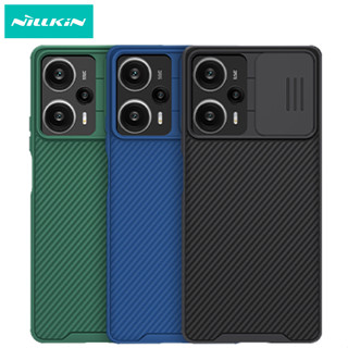 Nillkin เคสโทรศัพท์มือถือ ป้องกันเลนส์กล้อง แบบสไลด์ สําหรับ Xiaomi Redmi Note 12 turbo Poco F5 CamShield Pro