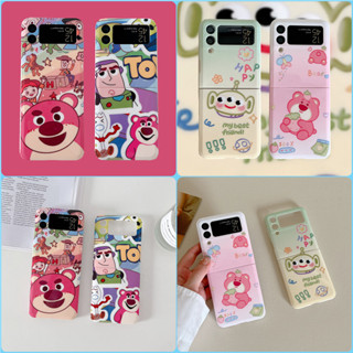 SAMSUNG เคสโทรศัพท์มือถือ ซิลิโคนนิ่ม หน้าจอพับได้ ลายการ์ตูนเอเลี่ยน Toy Story Z Flip 4 3 Z Flip 3