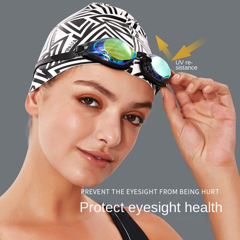 Yingfa แว่นตาว่ายน้ํา กันรังสียูวี มืออาชีพ กันน้ํา HD ชุบไฟฟ้า สําหรับทุกเพศ ทุกวัย - รูปที่ 2