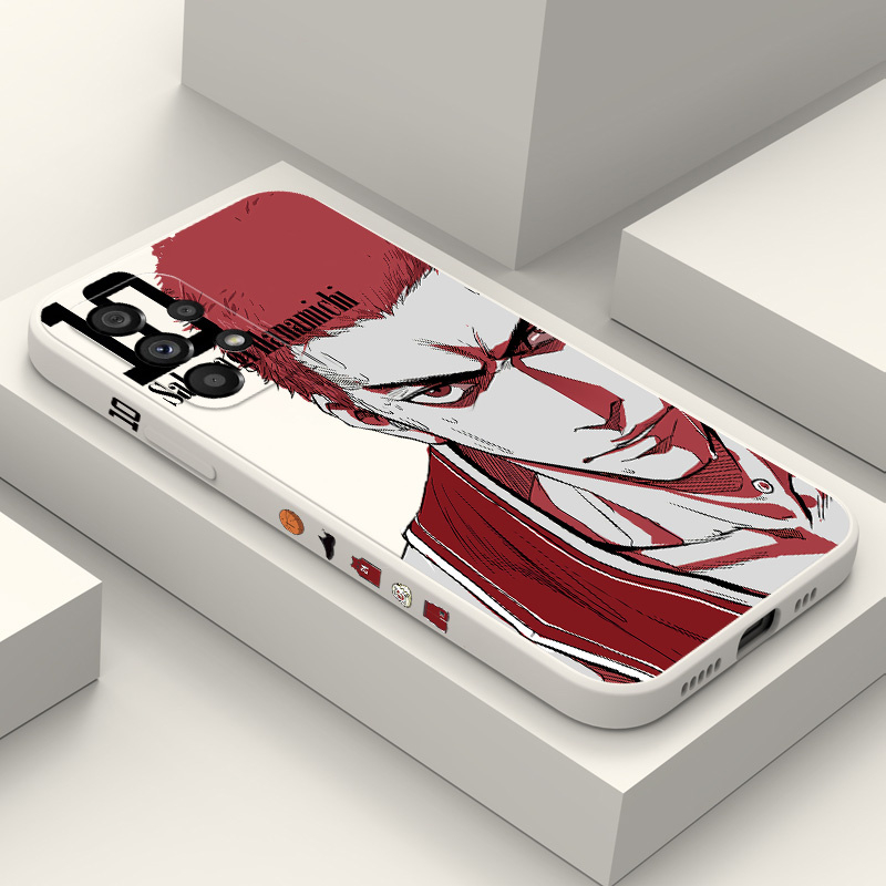 เคสโทรศัพท์มือถือ ซิลิโคน ลายบาสเก็ตบอล มีลายด้านข้าง สําหรับ Samsung Galaxy A73 A53 A33 A23 4G 5G