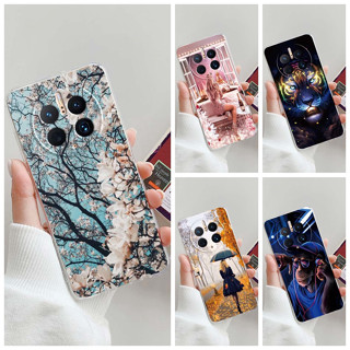 Huawei Mate 50 Pro เคสเจลลี่ใส สําหรับ Huaiwe Mate50 Pro แฟชั่น สีสัน นิ่ม TPU เคส